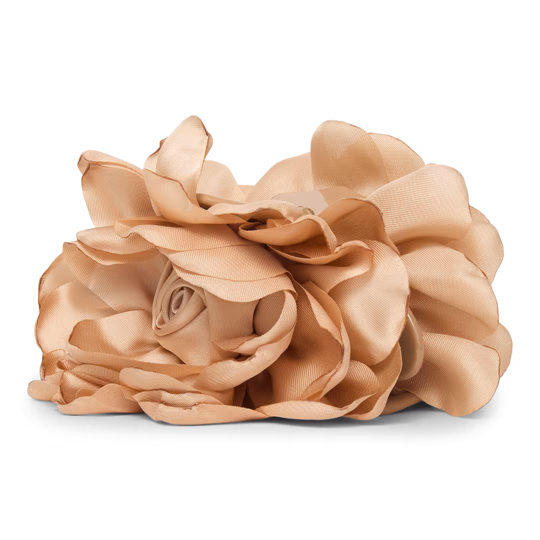 Lele Sadoughi  Champagne Rose Claw Clip