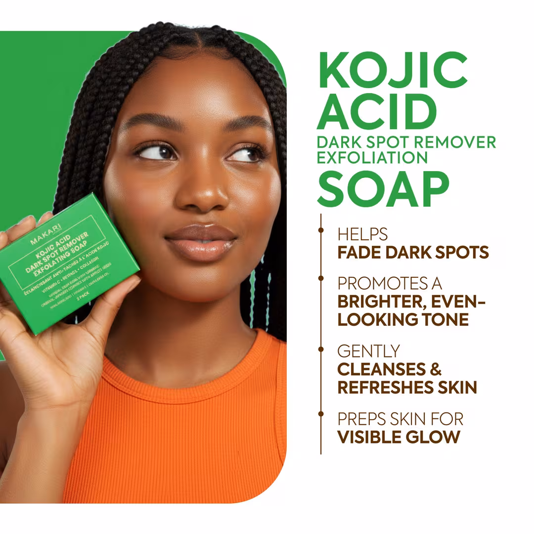 Makari  Kojic Acid Dark Spot Remover Soap Bars