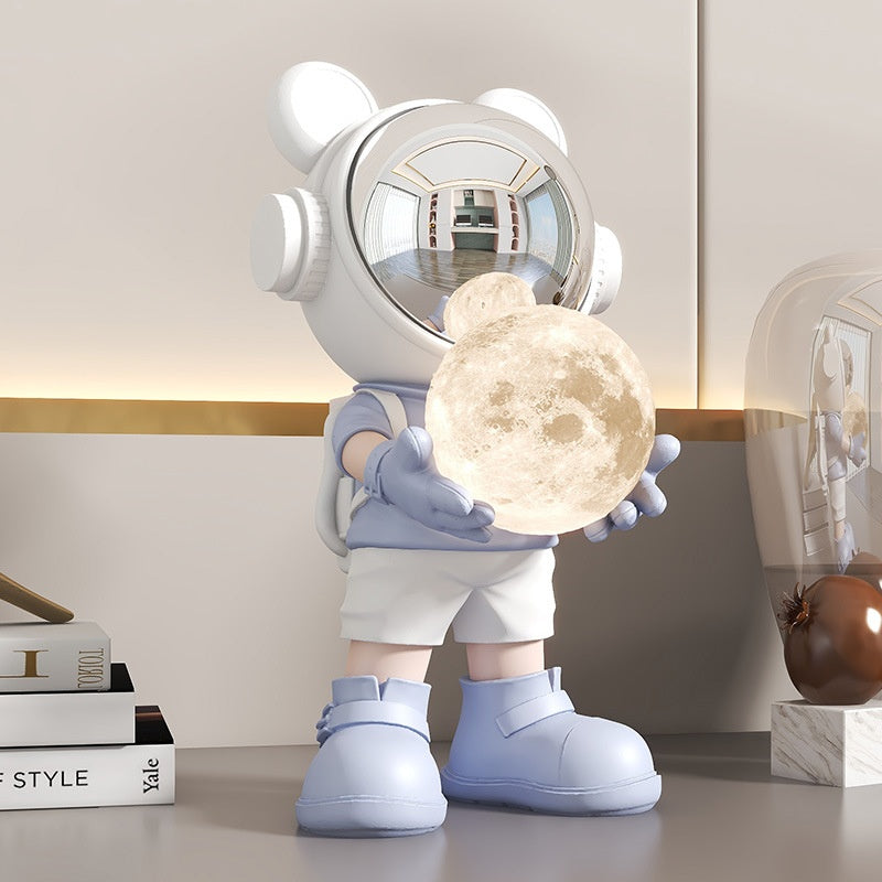 Desktop Space Bear Decoration Moon Night Light