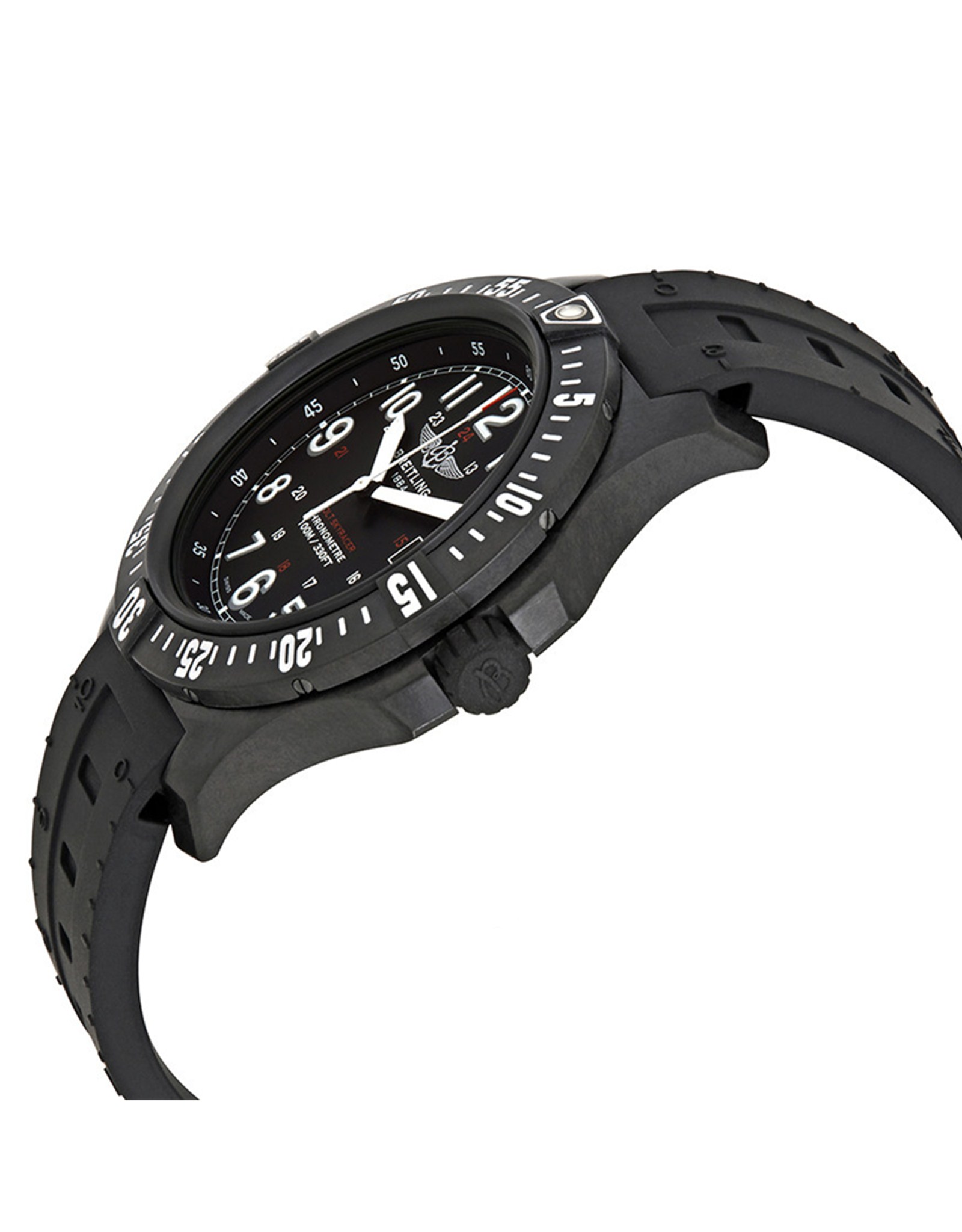 Replica Breitling Colt Black Dial Rubber Strap X74320E4/BF87BKRT