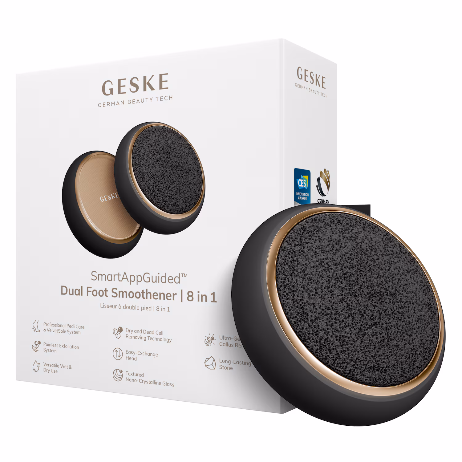 GESKE Dual Foot Smoothener | 8 in 1