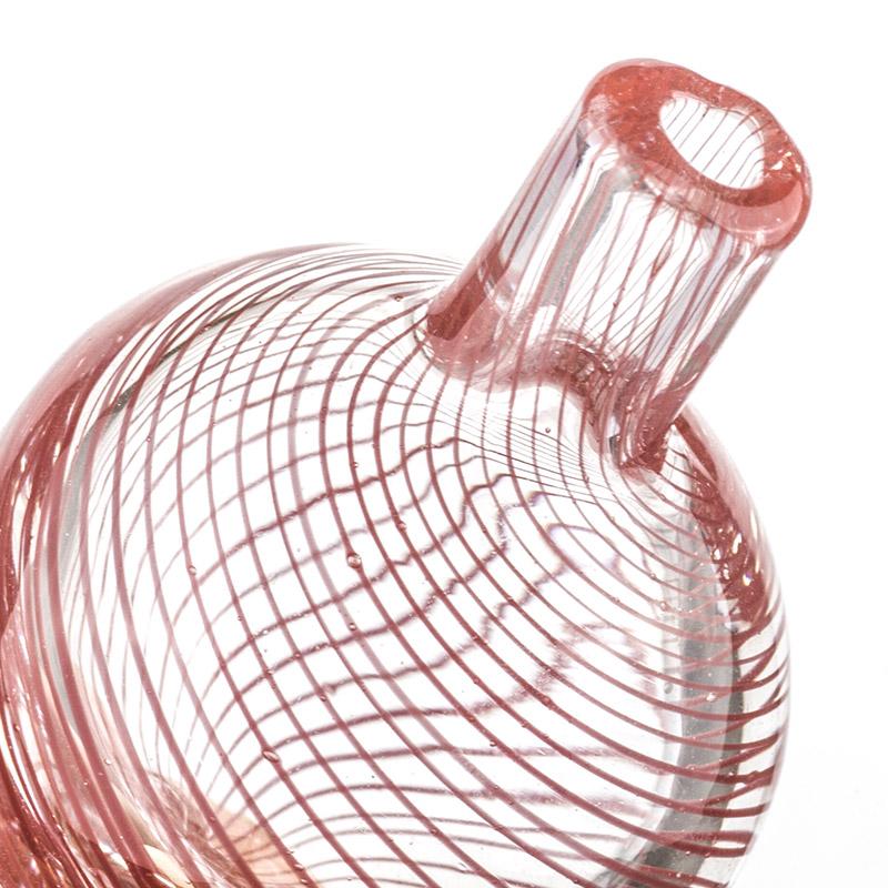 Spiral Glass Bubble Carb Cap (Random Color)