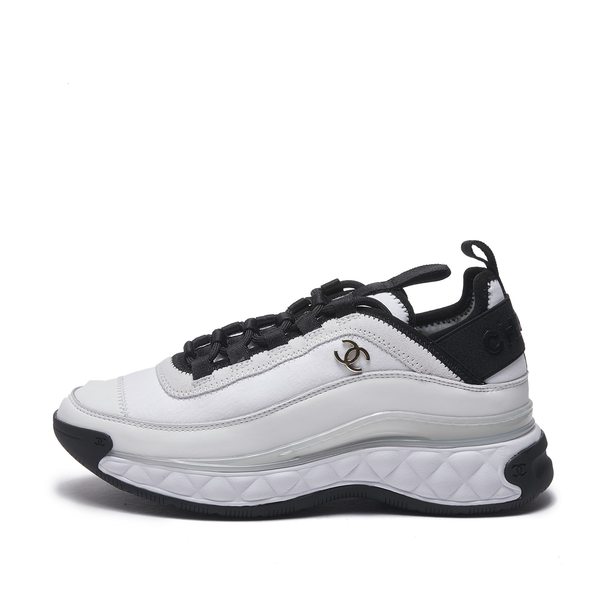 Chanel Interlocking CC Logo Sneakers