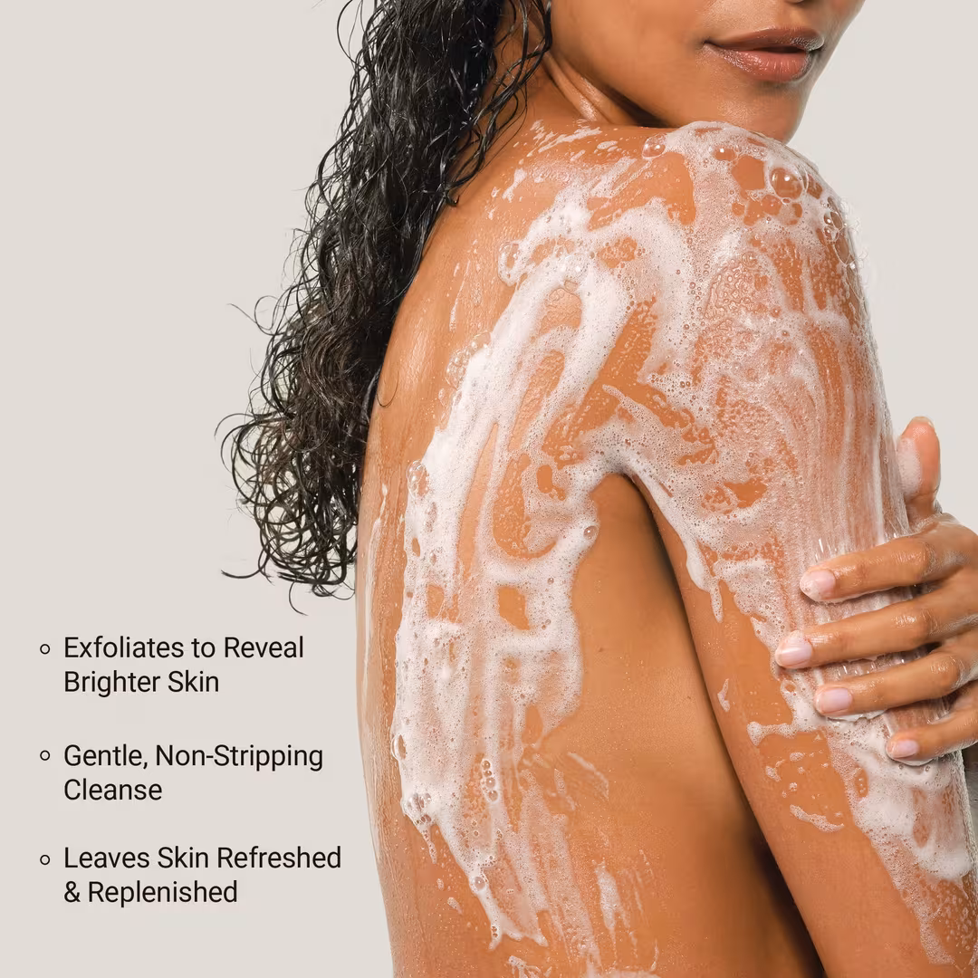 VOESH  Mini Exfoliating Glycolic Acid Body Wash for Soft Glowing Skin