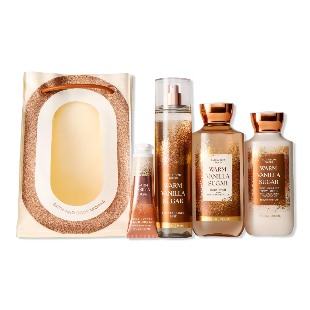 Bath & Body Works  Warm Vanilla Sugar Body Care Gift Set