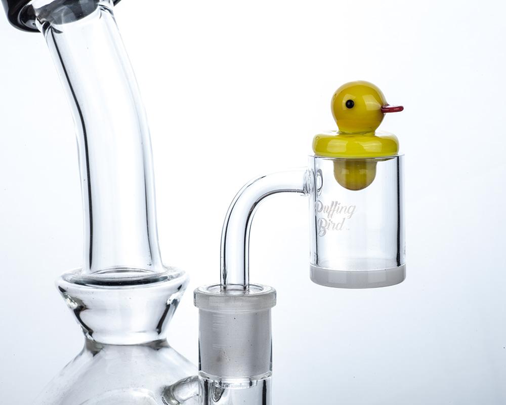 Recycler Thick Glass Dab Rig Set w/ Quartz Banger and Carb Cap