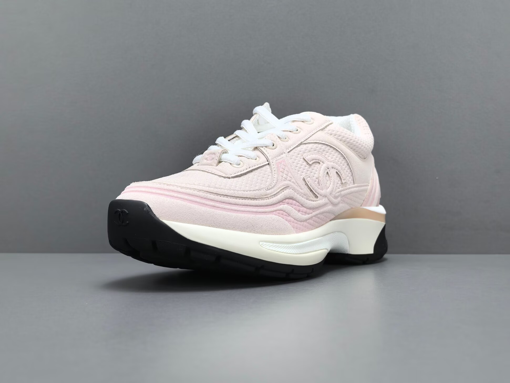 CHNE1 Leather Low Top Sneakers - CCSHOES