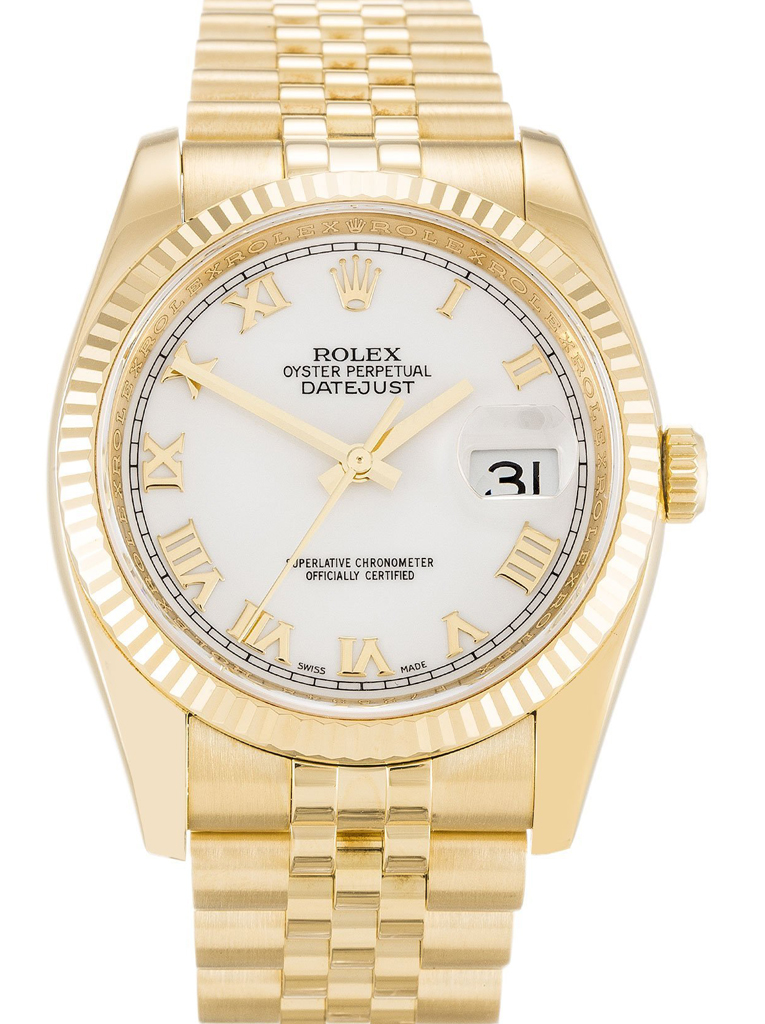 Replica Rolex Datejust 36mm White Dial 116238