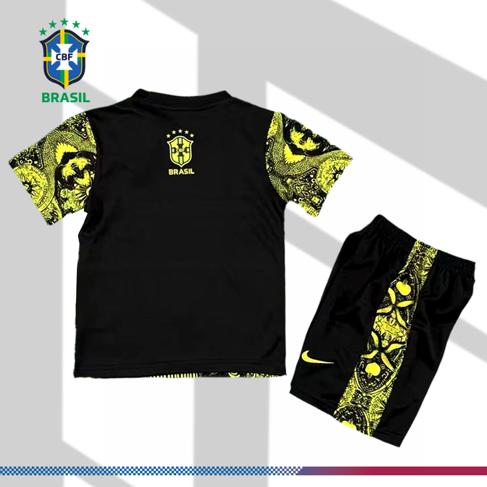 2025/2026 Brazilian Special Edition Football Shirt (Kids Kit socks ）