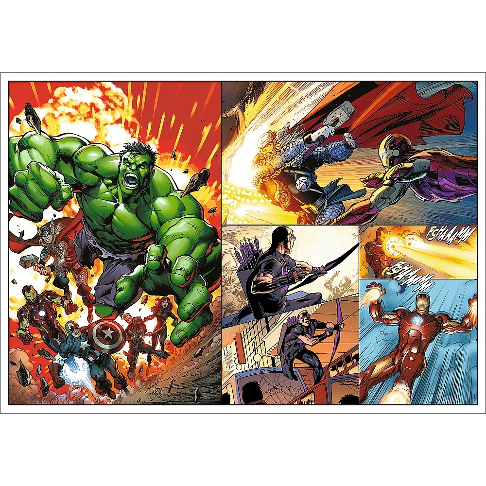 Puzzle Marvel 4 X 250 El. Bohaterskie Dni