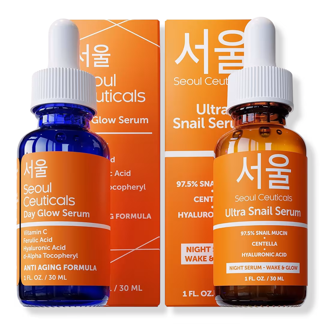 Seoul Ceuticals  Korean Skin Care Day & Night Serum Duo