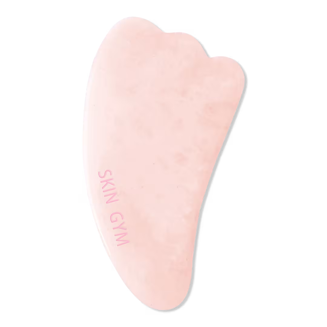 Skin Gym  Rose Quartz Gua Sha Crystal Beauty Tool