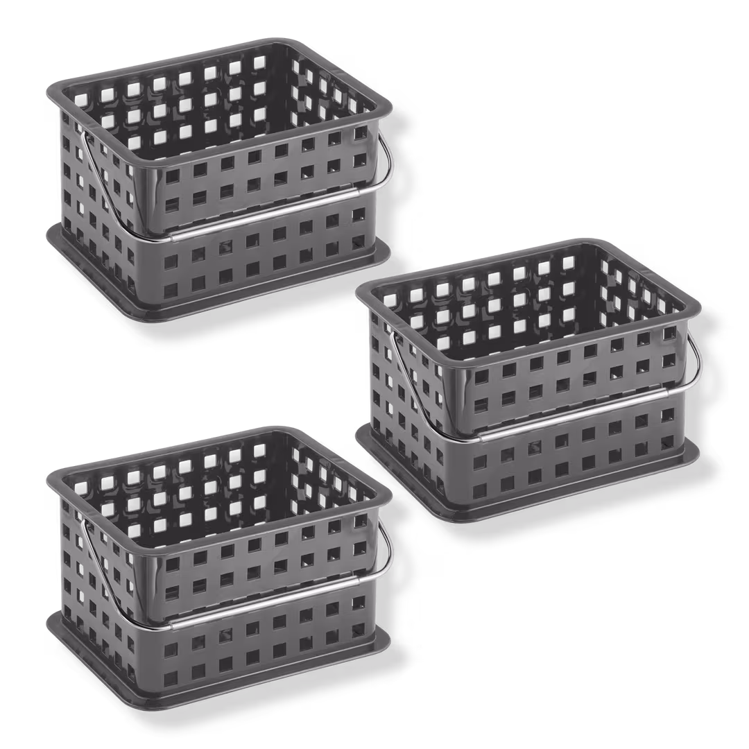 iDesign  Small Stackable Shower Caddy Basket