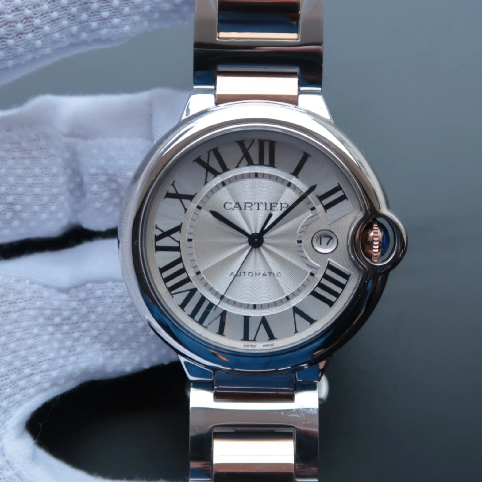 Cartier Watch BALLON BLEU 42 TWO TONE BRACELET