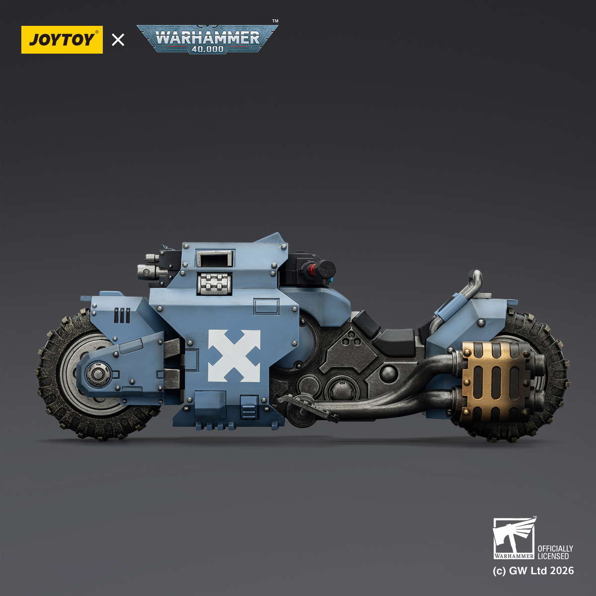 JOYTOY  Warhammer 40k 1: 18 Raider-pattern Combat Bike - JOYTOY WORLD