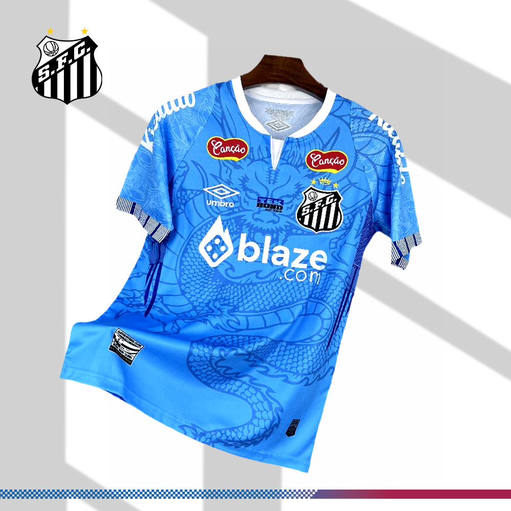 2025/2026 Santos Dragons Blue Special Edition Football Shirt (Fan Edition)