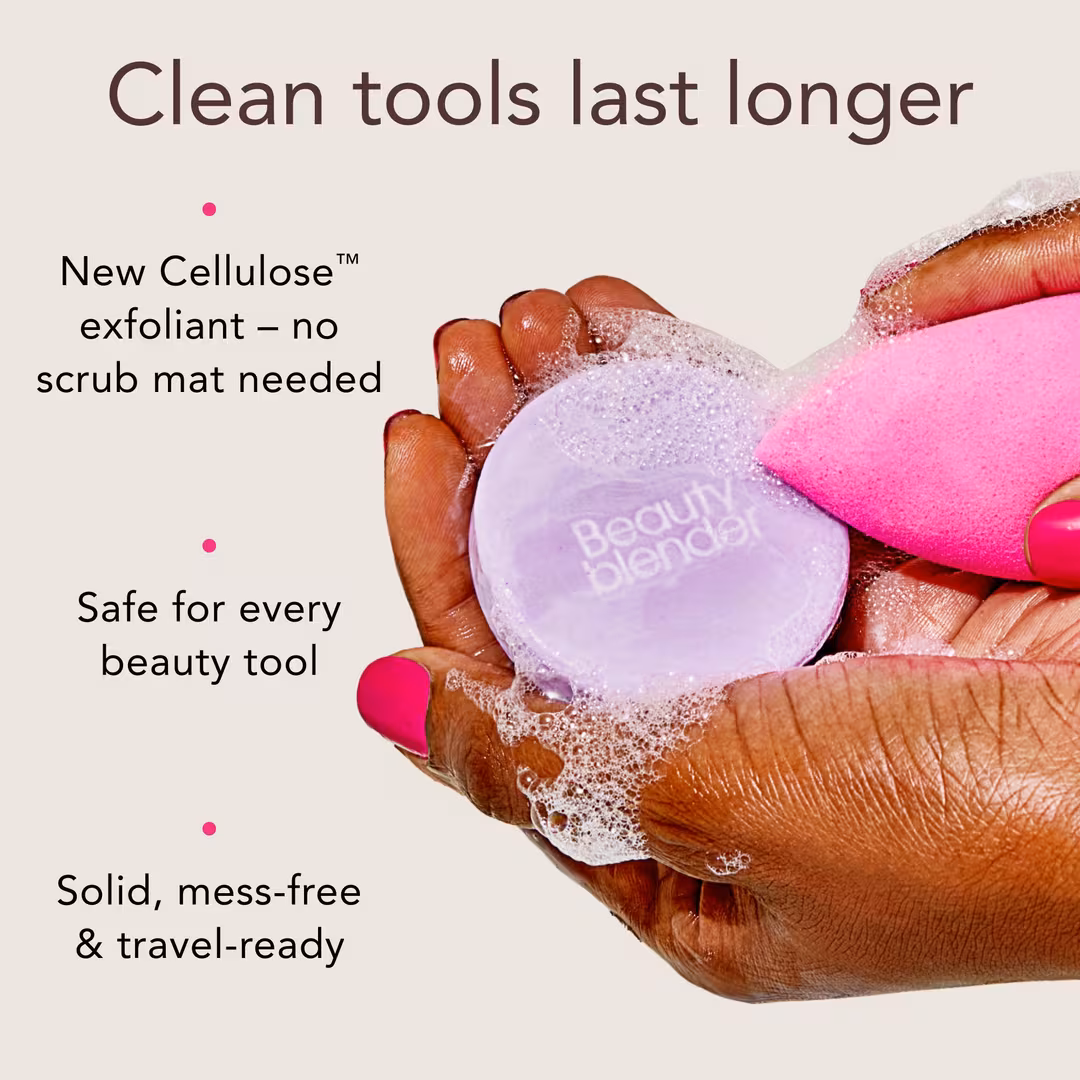 beautyblender  Tool Scrub Lavender Hand, Sponge & Brush Cleanser
