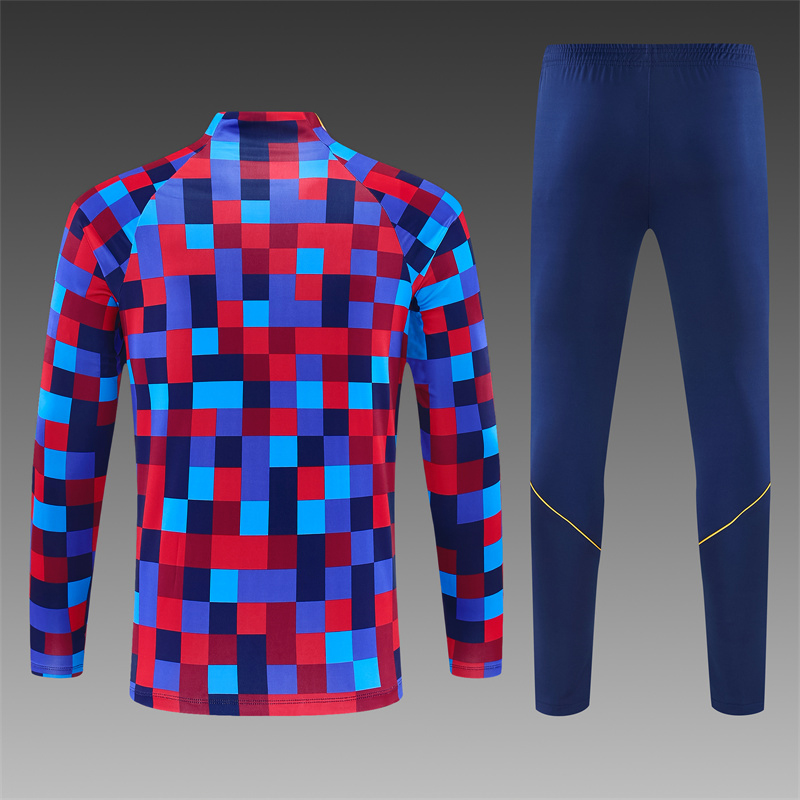 2026/2027 Barcelona  Half Zip Training Suit (Adult and Children's Set)