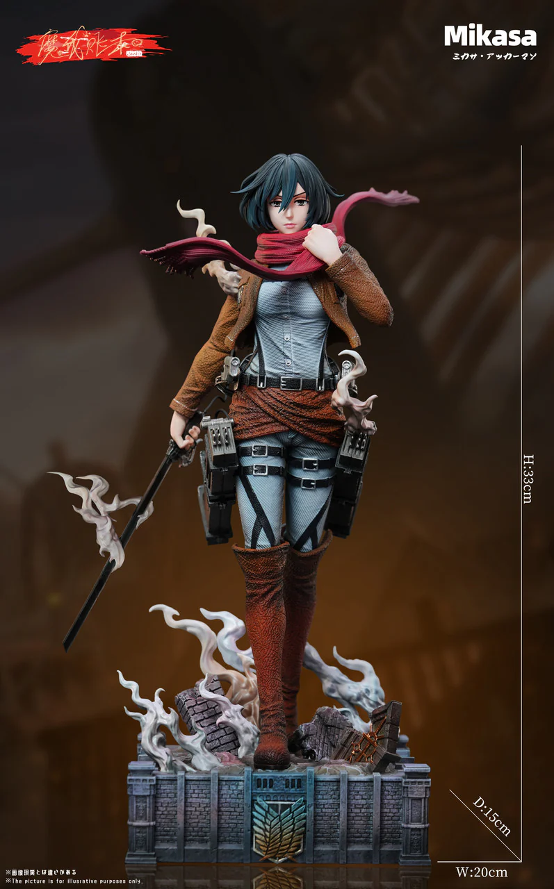 Attack on Titan - Mikasa Ackerman | Resin Statue | by MWZB Studio