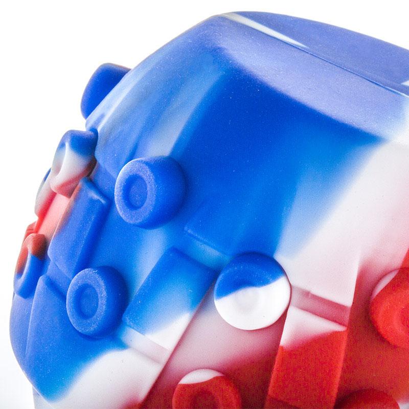 6 Silicone Mechanical Ball Dab Rig (Random Color)