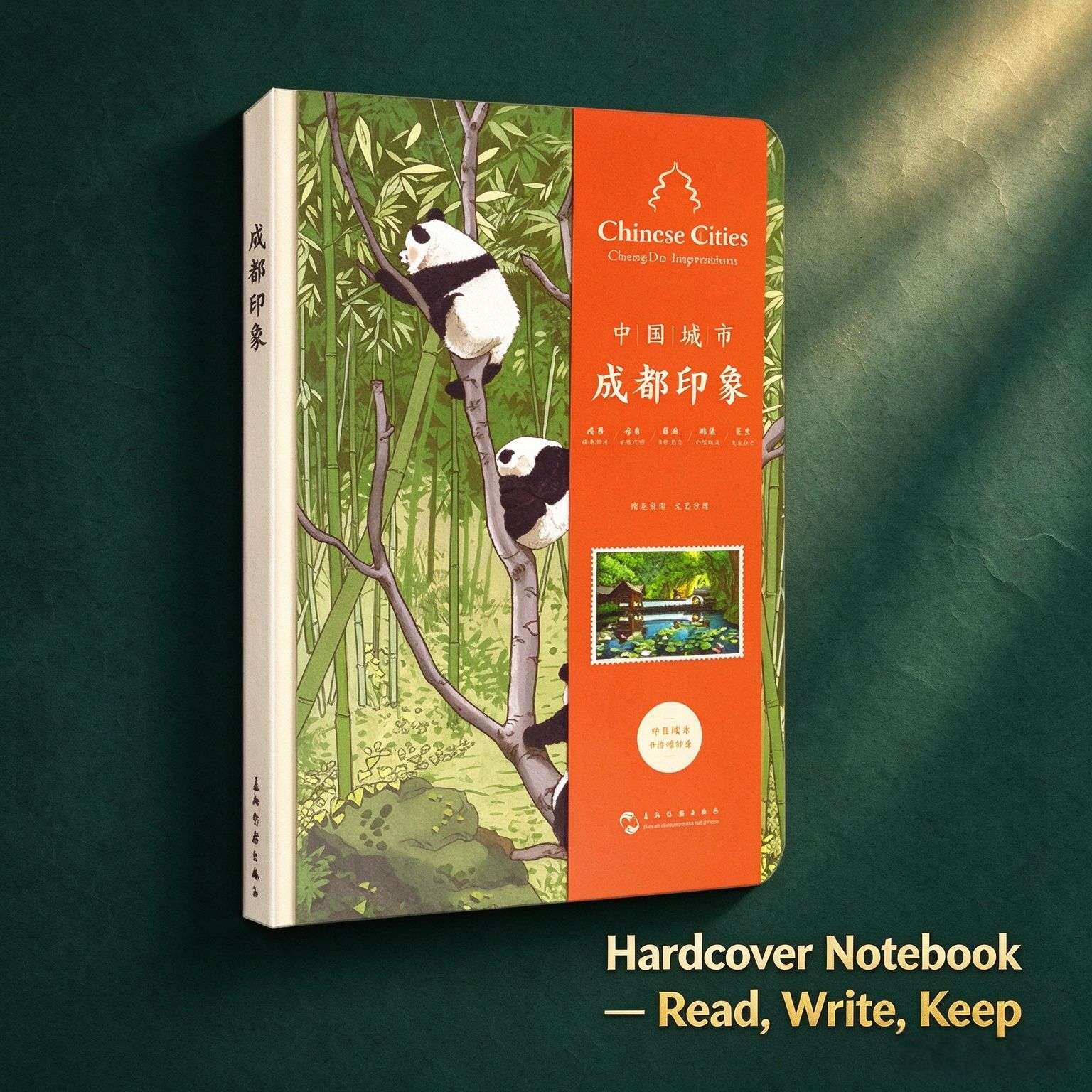 Chengdu Impressions: A Bilingual Travel Notebook & Cultural Guide (Chinese-English)
