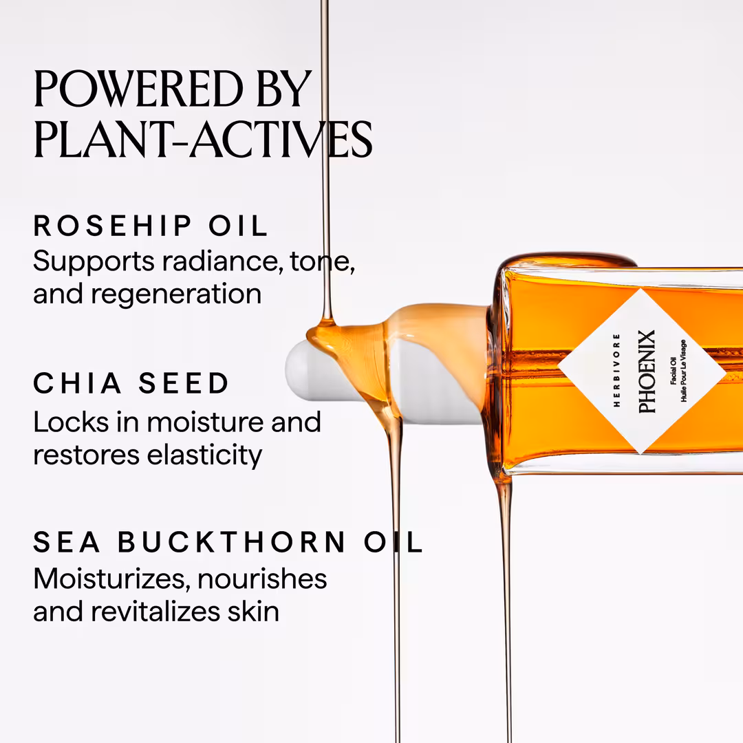 HERBIVORE  PHOENIX Rosehip + Sea Buckthorn Deep Renewal Facial Oil