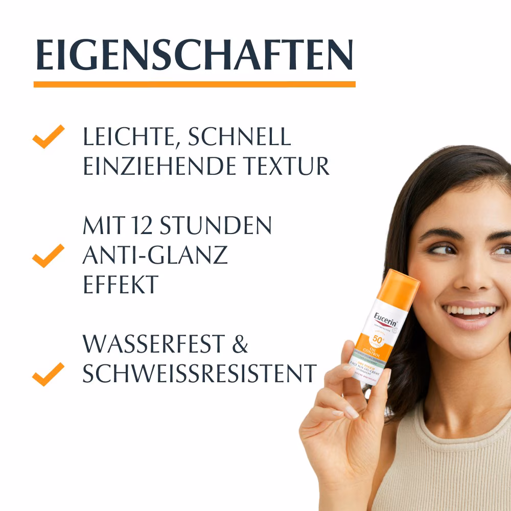 Oil Control Face Sun Gel-Creme LSF 50+