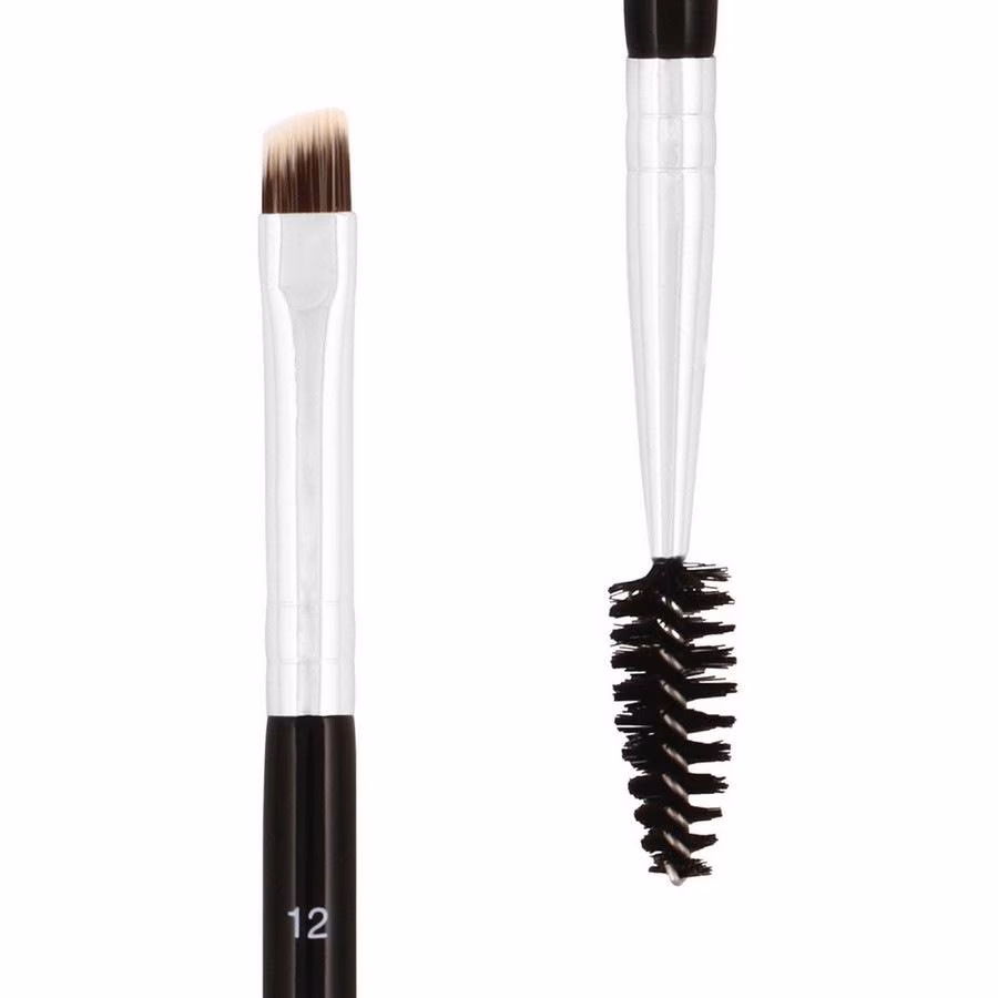 Brush(#12)-Duo Brow/Eye Liner Angled Cut/Spooley