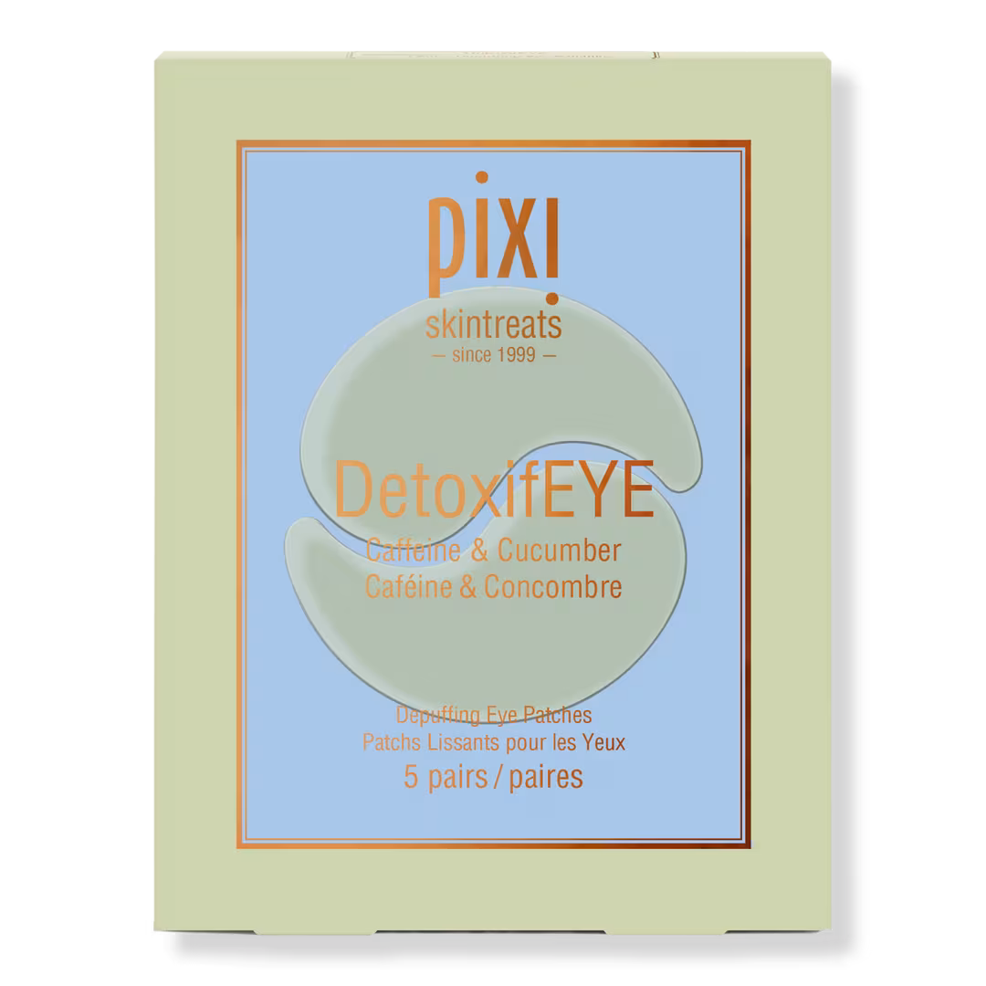 Pixi  DetoxifEYE Depuffing Eye Patches with Caffeine & Cucumber