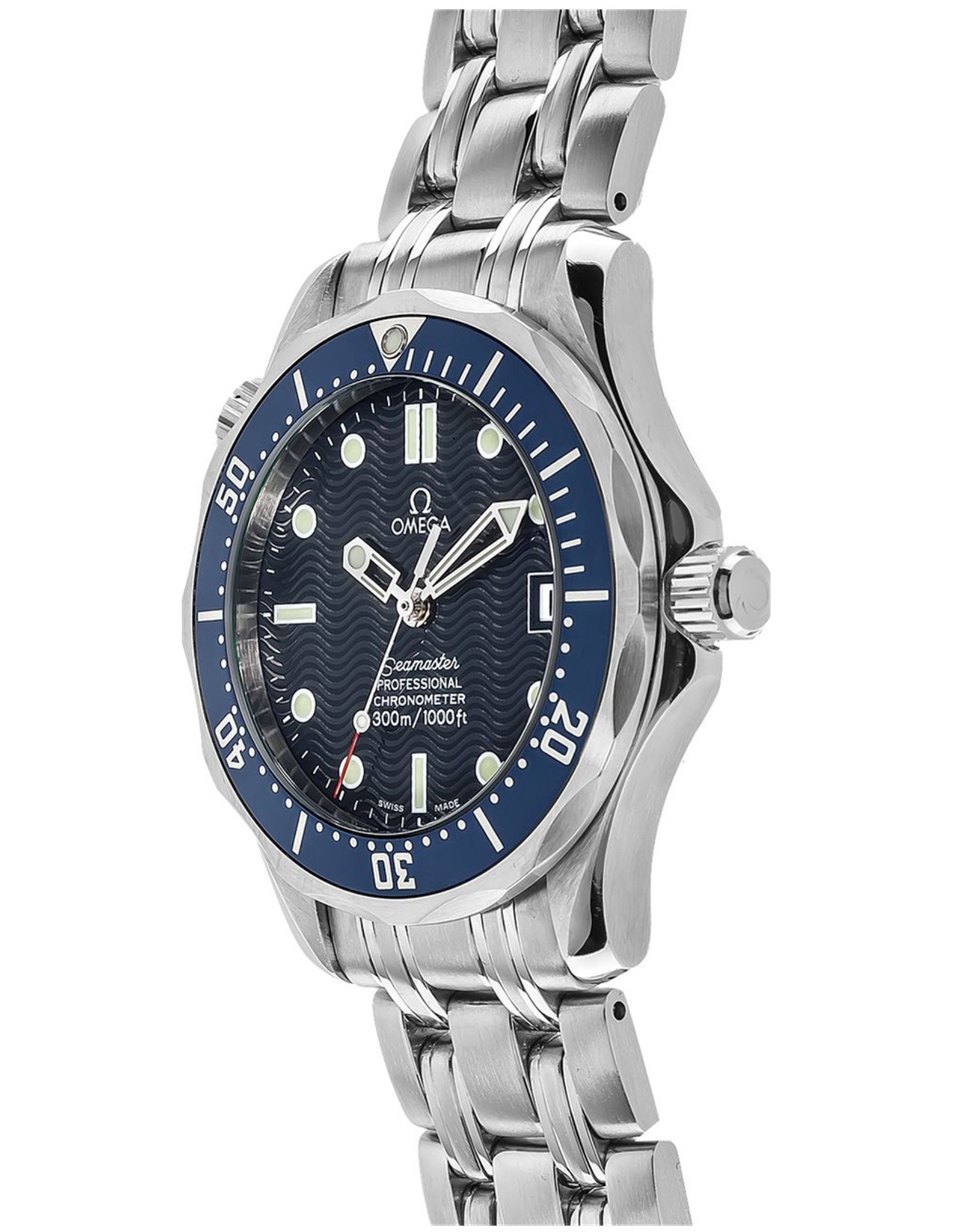 Replica Omega Seamaster Blue Dial WoMen's Diver Watch 2222.80.00 36.25MM