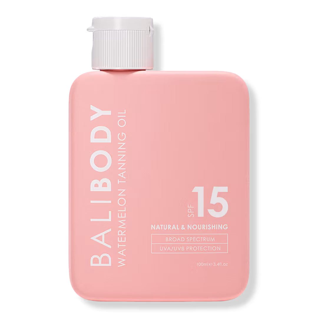 Bali Body  Hydrating Natural Watermelon Tanning Oil SPF15