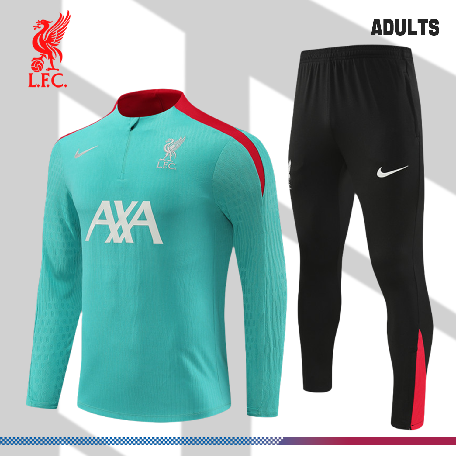 2024/2025 Liverpool Green Adult Half Zip Training Suit (Adult Kit)
