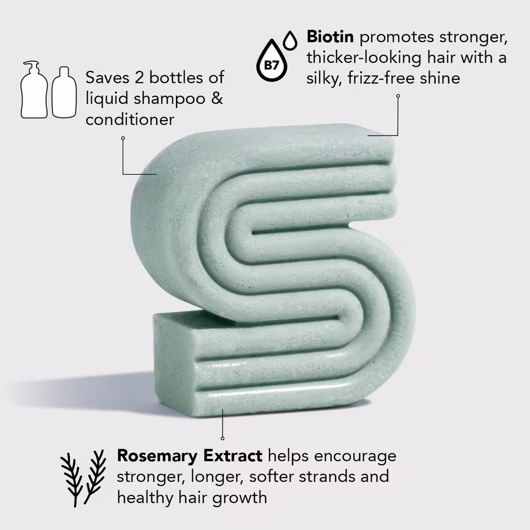 Kitsch  Rosemary & Biotin Volumizing Shampoo Bar