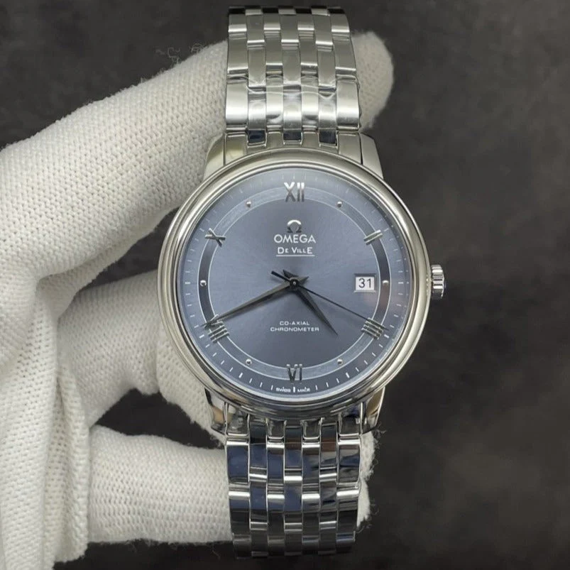 Omega Watch DEVILLE PRESTIGE 39.5MM STEEL BLUE DIAL