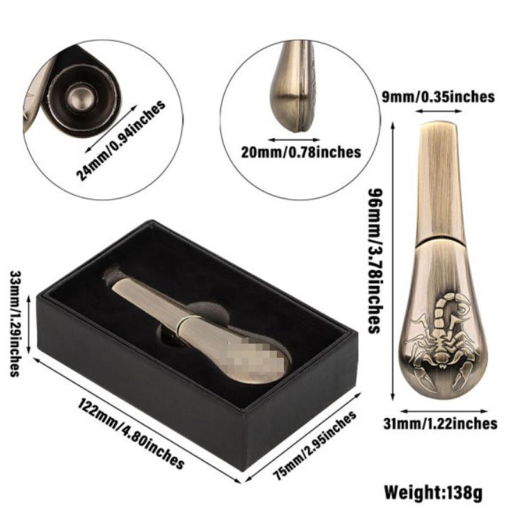 Detachable Metal Soup Spoon Pipe