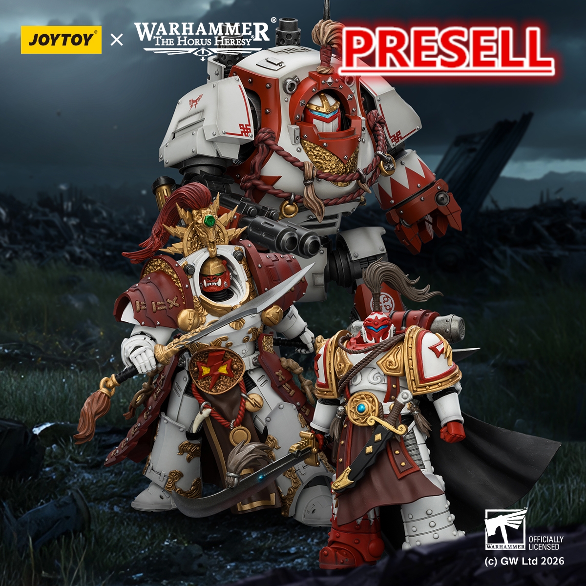 JOYTOY Warhammer The Horus Heresy 1: 18 White Scars Legionary - JOYTOY WORLD