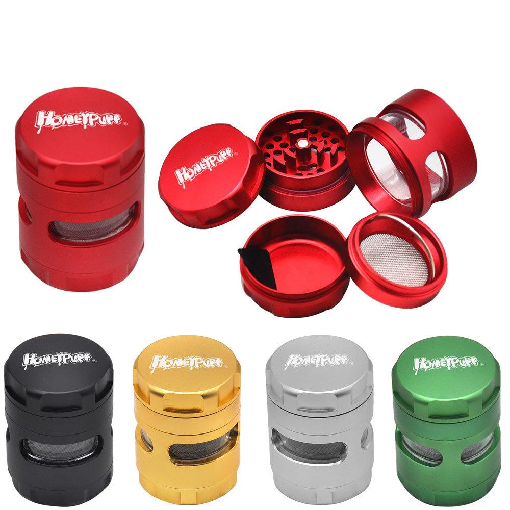 Window Aluminum Alloy Weed Grinder 4 Layer