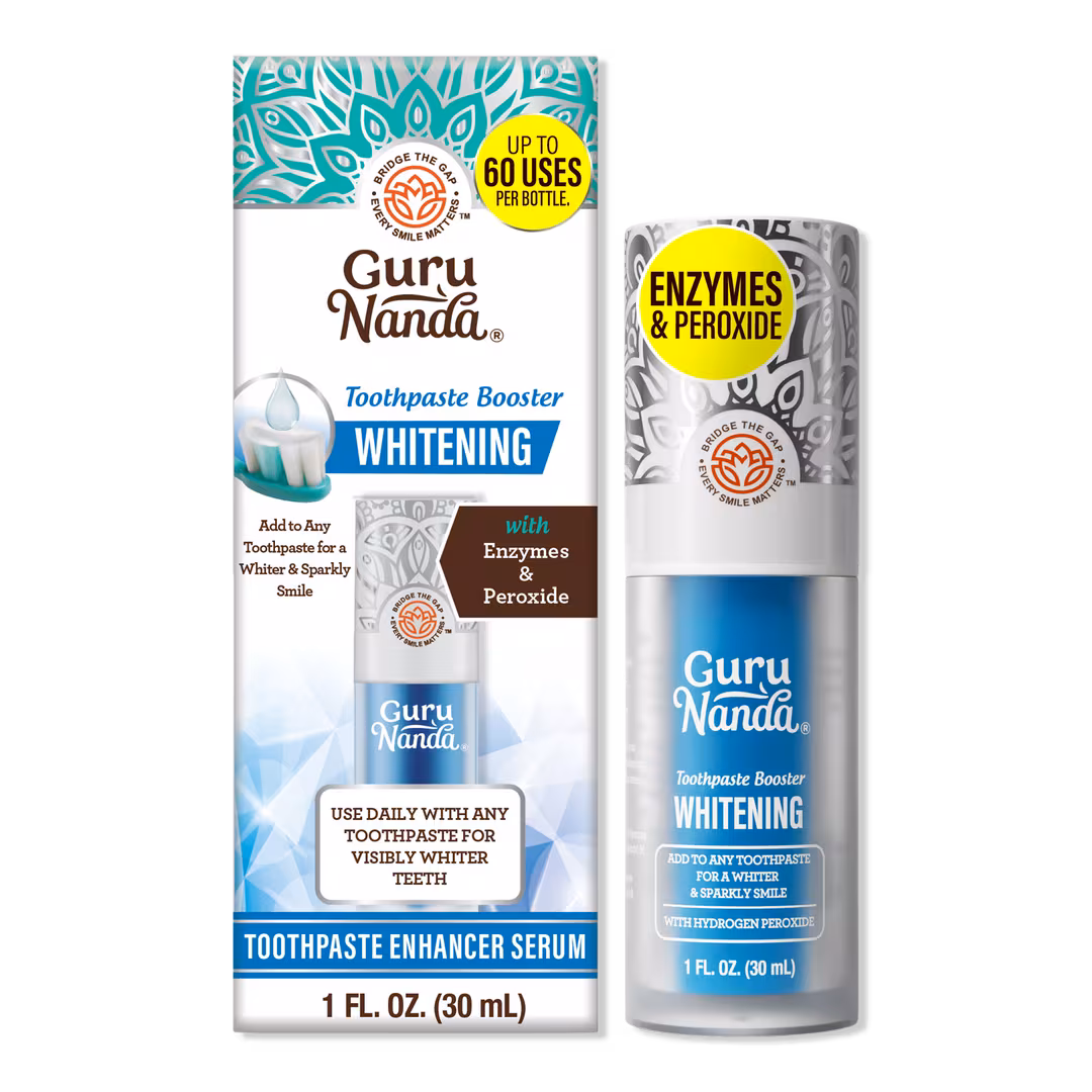 GuruNanda  Whitening Toothpaste Booster with Enzymes & Peroxide