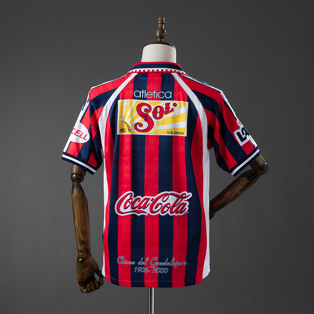 1999/2000 Club Chivas Home Retro Football Shirt (Fans version)