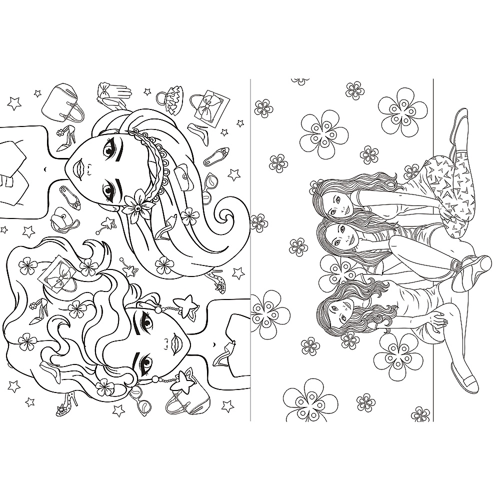 Książka Aktywizująca Modelki, Kolorowanka