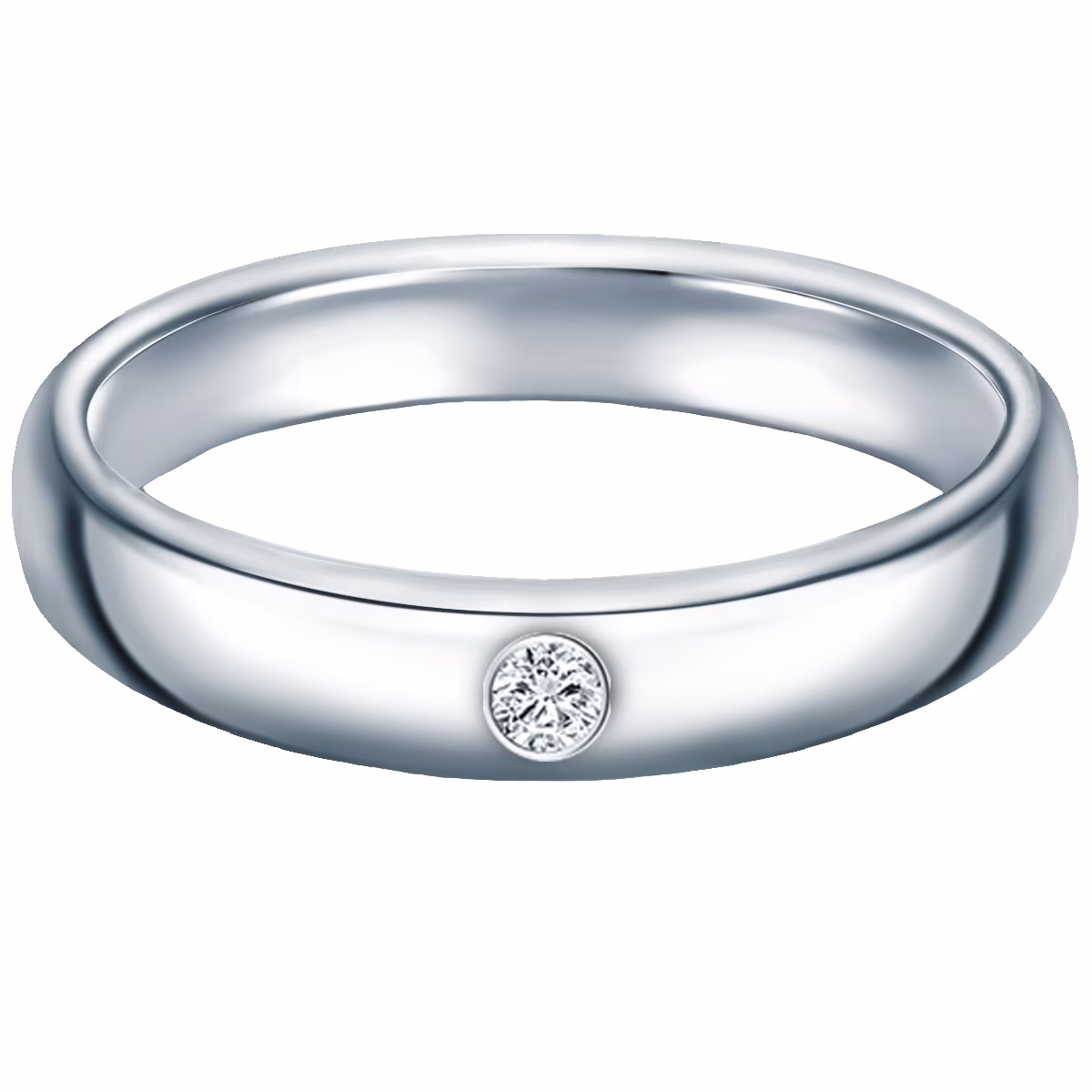 Ring aus Sterling Silber in silber mit Zirkonia