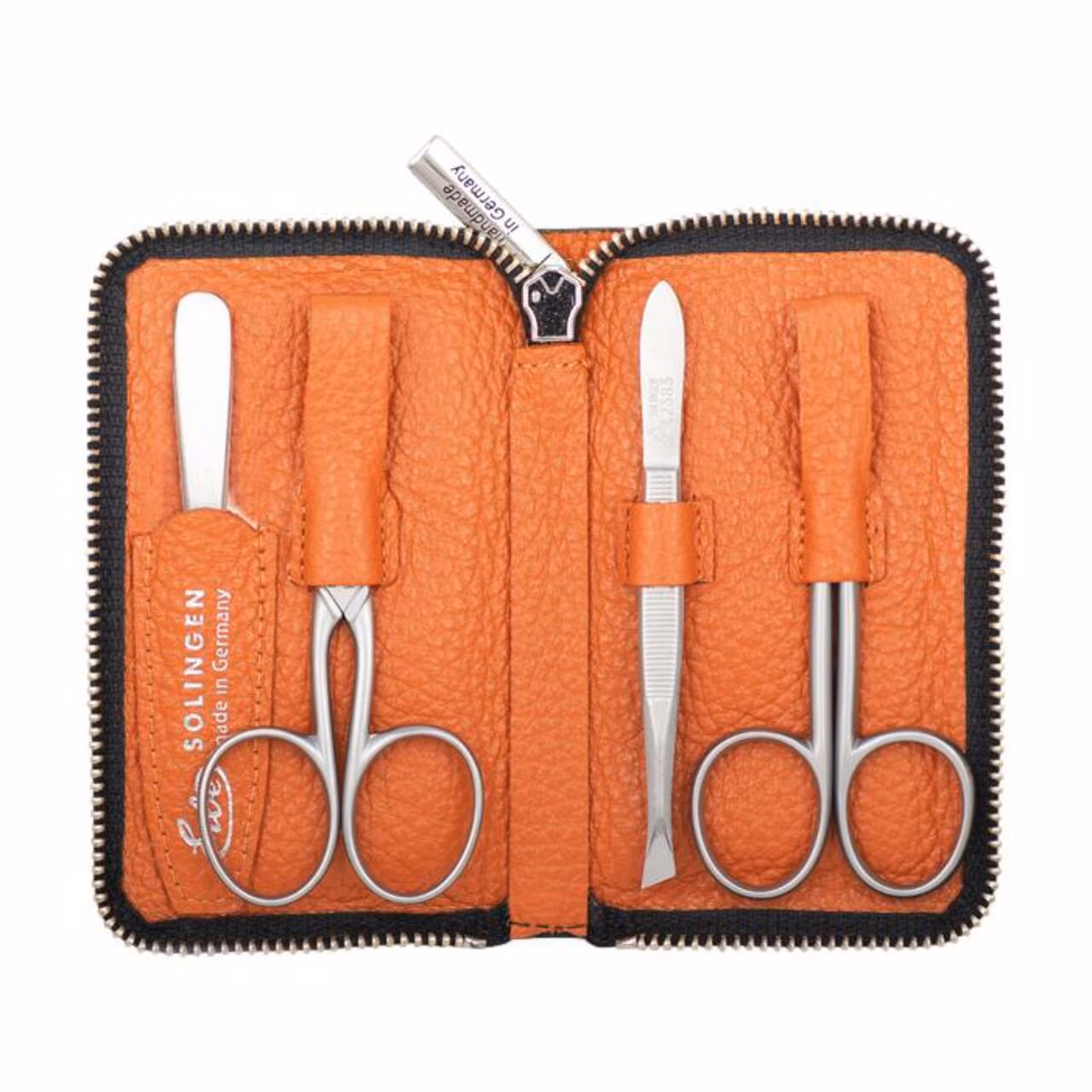 Inox Reißverschluß-Etui Orange