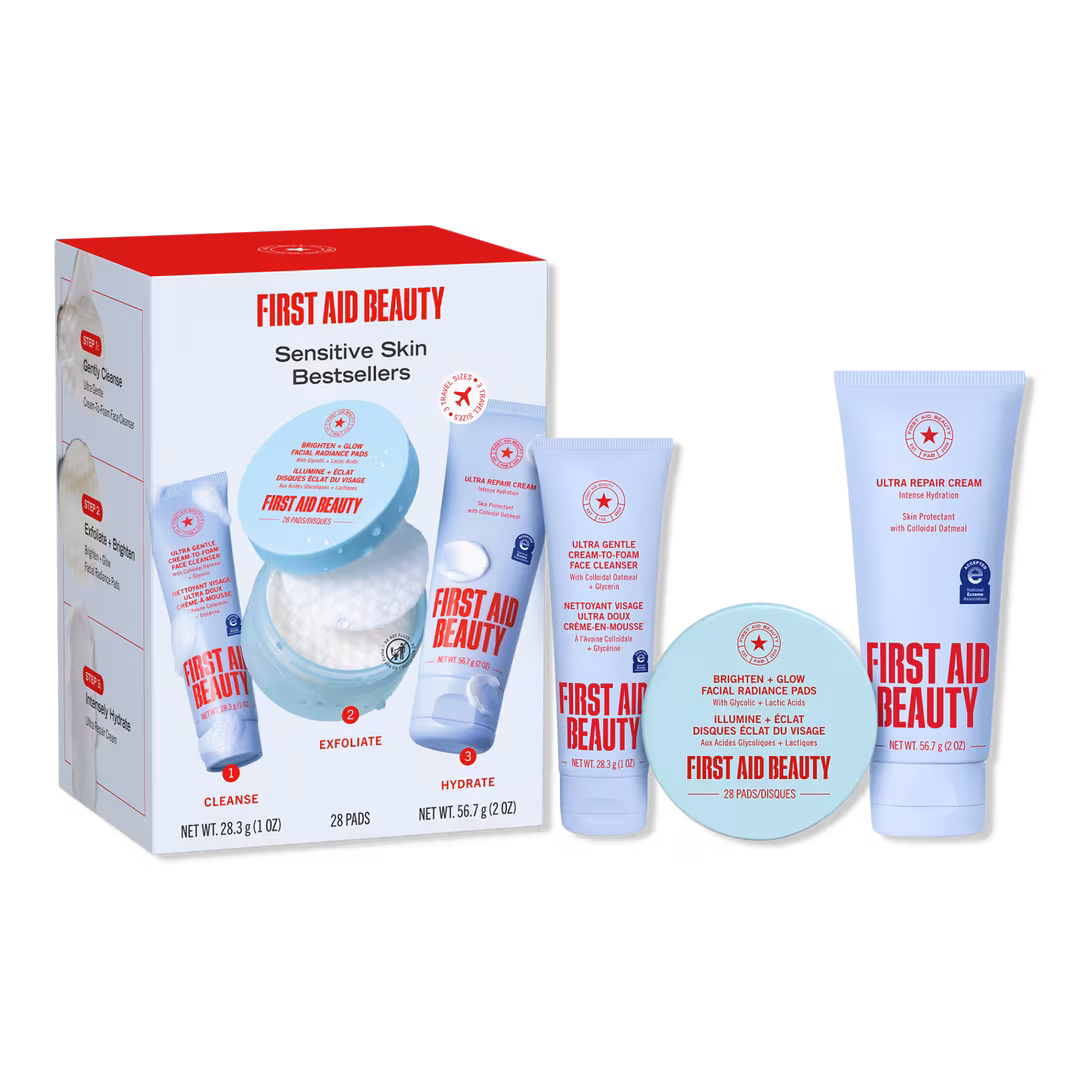 First Aid Beauty  Sensitive Skin Bestsellers Travel Set