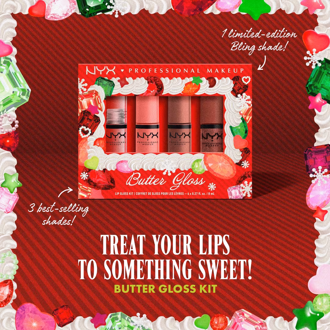 NYX Professional Makeup  Butter Gloss Lip Gloss Kit Limited Edition