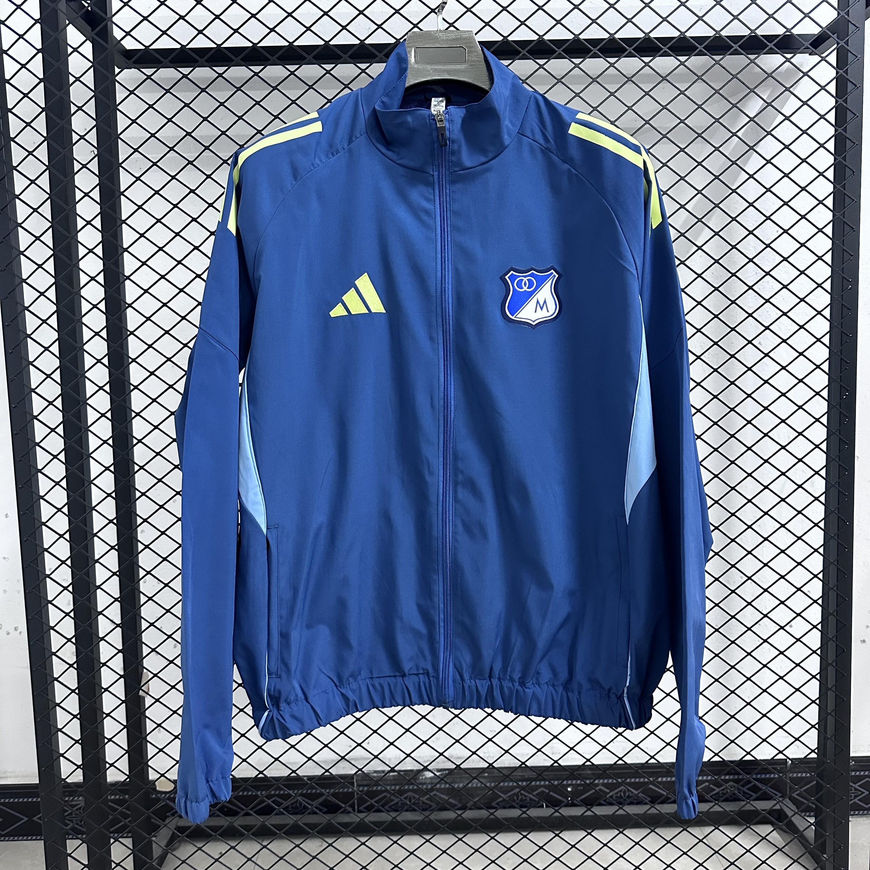 25-26 Million Rich Lake Blue Waterproof Windbreaker