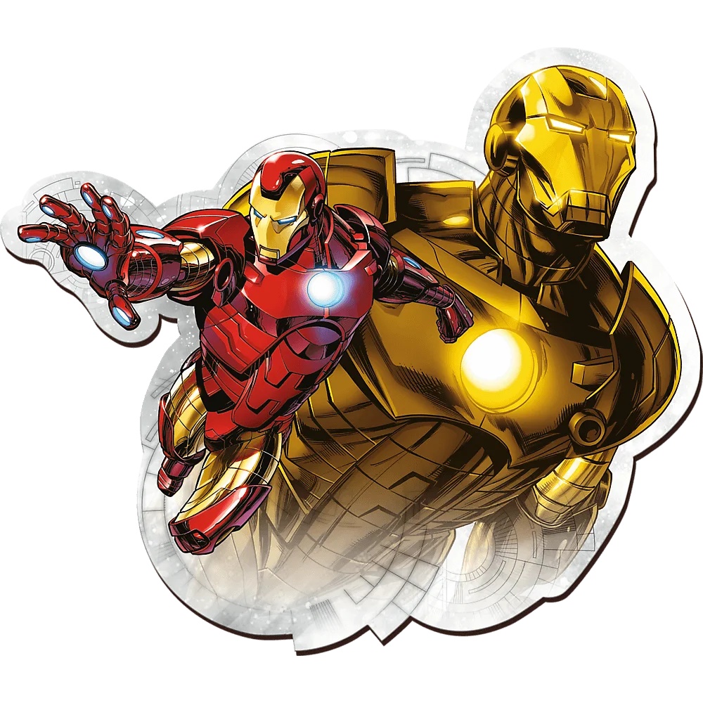Puzzle Drewniane Avengers 160 El. Odważny Iron Man