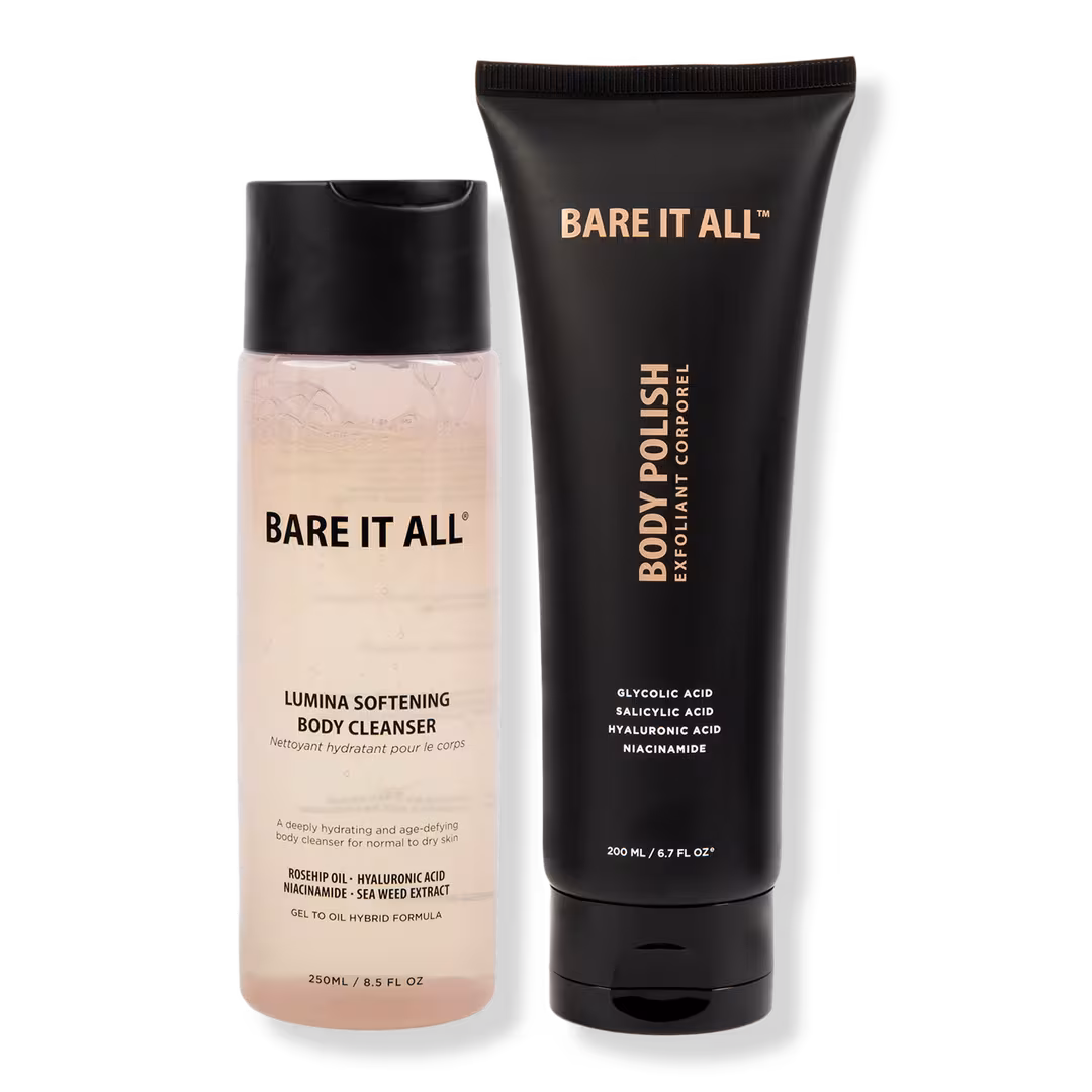Bare It All  Body Polish & Lumina Softening Cleanser Duo