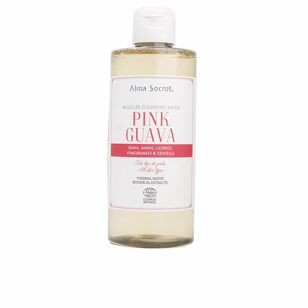 Mizellenwasser mit rosa Guave