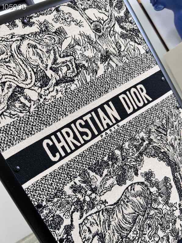Dior retro print trolley case