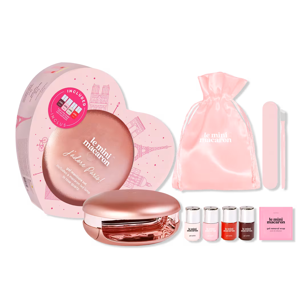 Le Mini Macaron  J'adore Paris! Deluxe Gel Manicure Set